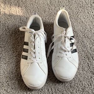 Black and White Adidas Sneakers